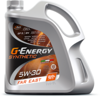 Масло моторное Gazpromneft G-Energy Synthetic Far East 5/30 API SN (3,39 кг, 4 л.)