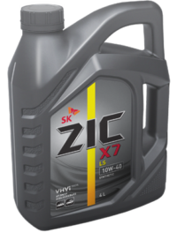 Масло моторное ZIC X7 LS 10/40 API SN/CF (4 л.)