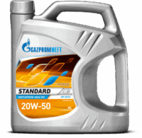 Масло моторное Gazpromneft Standard 20/50 API SF/CC (3,53 кг, 4 л.)