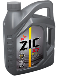 Масло моторное ZIC X7 FE 0/20 API SN-RC (4 л.)
