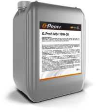 Масло моторное Gazpromneft G-Profi MSI 10/30 API CI-4 АСЕА Е7 (17,7 кг, 20 л.)