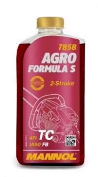 Масло моторное Mannol 2T Agro Formula S STIHL API TC синтетическое (1 л.)